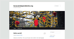 Desktop Screenshot of lavacaindependiente.org
